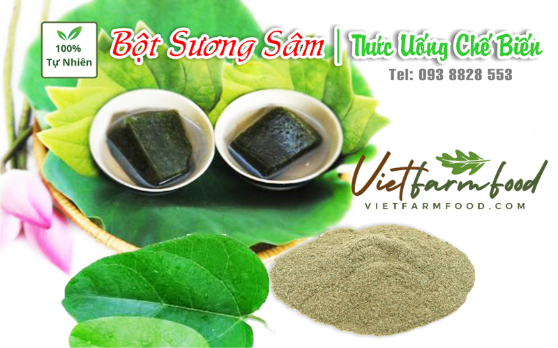 bot-suong-sam-thach-gang-say-lanh