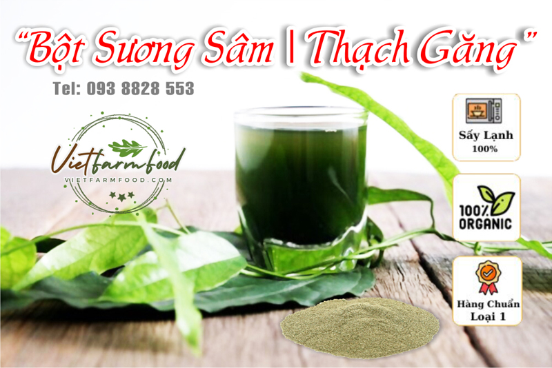 bot-suong-sam-thach-gang-say-lanh