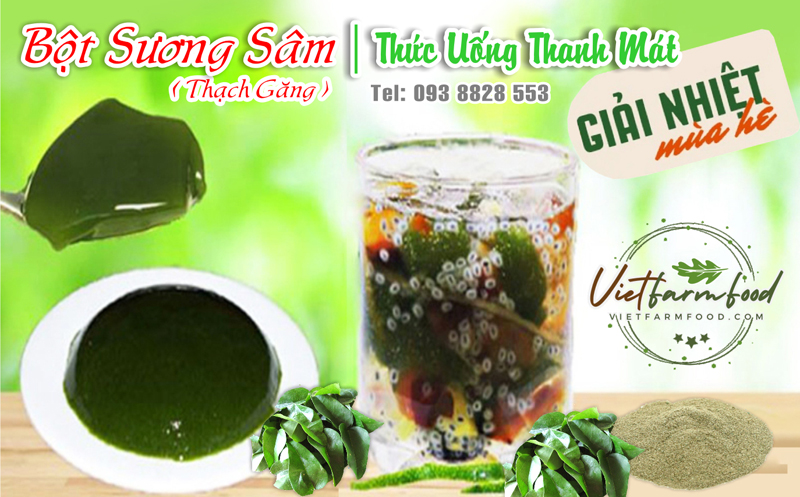 bot-suong-sam-thach-gang-say-lanh